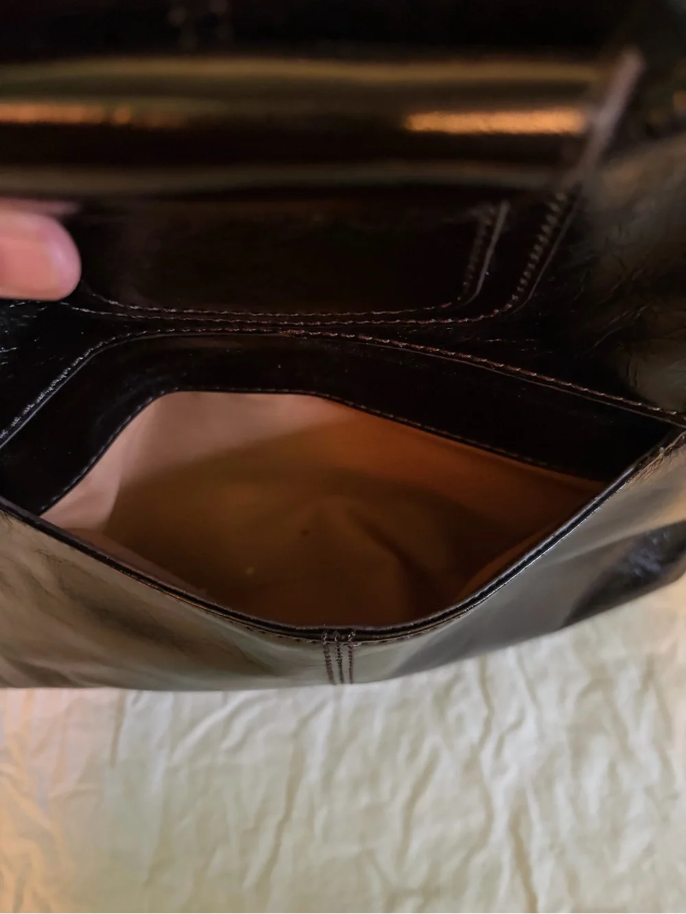 HOBO Black Shelia Crossbody bag with Top Handles
